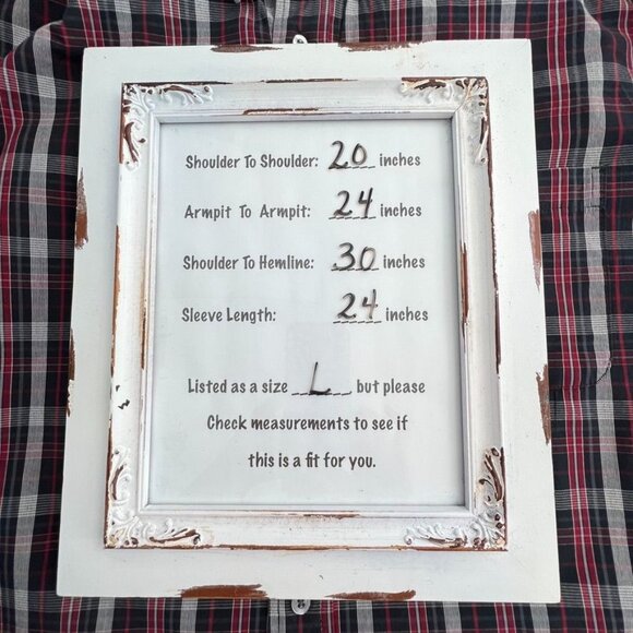 Izod Mens Button Up Long Sleeves Shirt Size L Collared Plaid Red Black Cotton - Picture 10 of 10